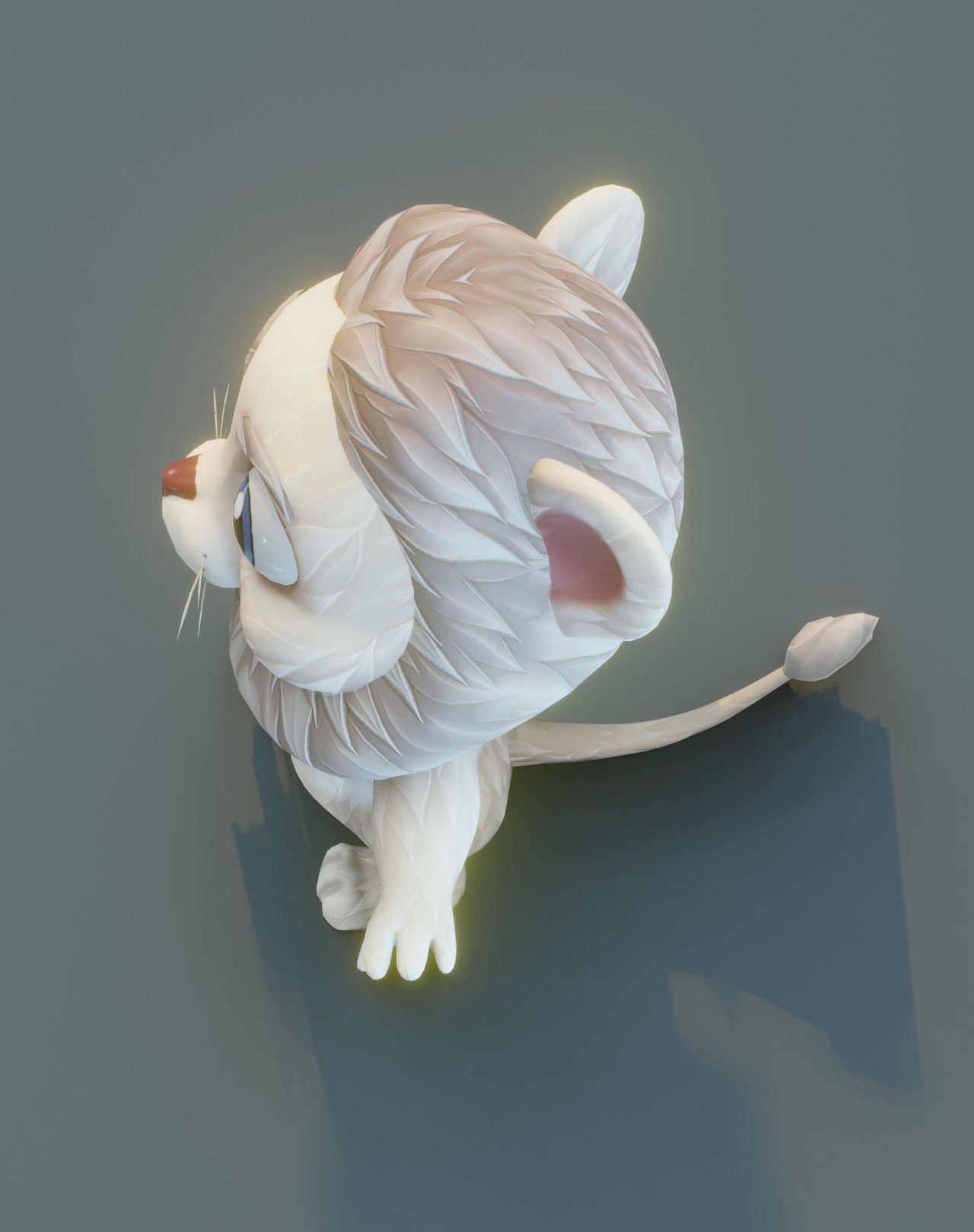 Cartoon Lion 3D Models Low-poly 3D model_32