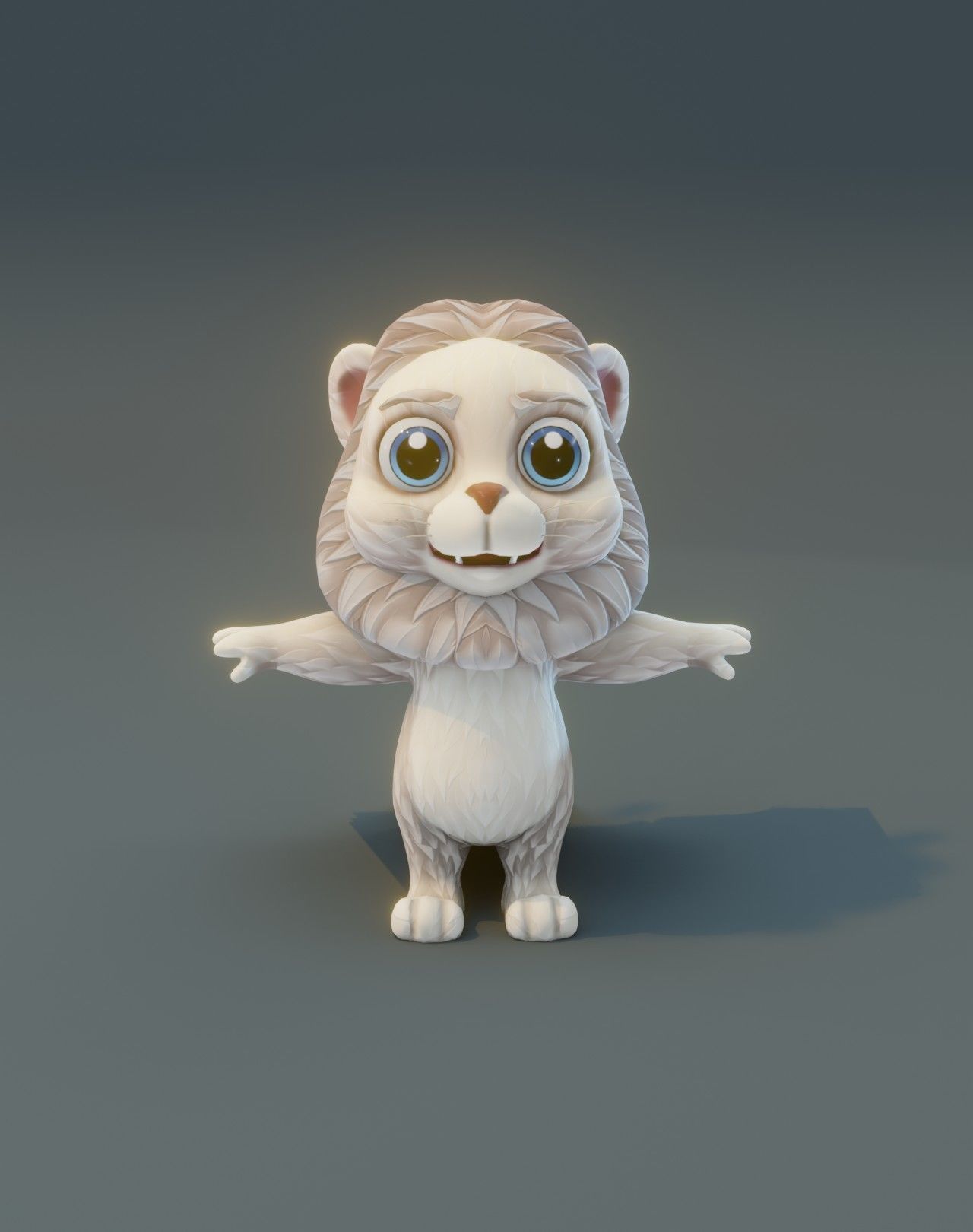 Cartoon Lion 3D Models Low-poly 3D model_26