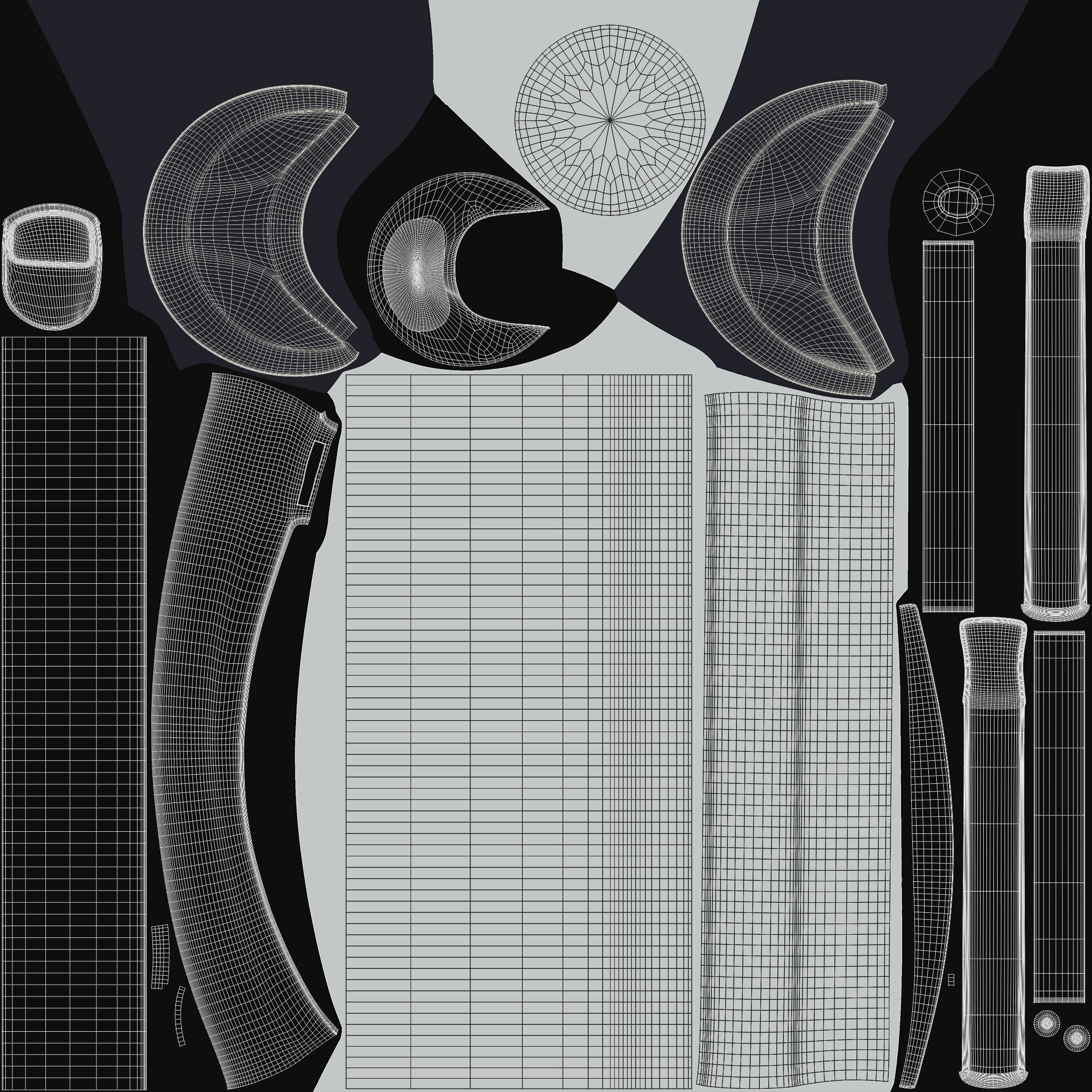 Steel Cold and Hot Water Bottle 3D Model VR Low-poly 3D model_11