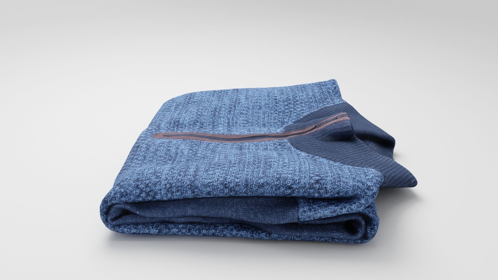 Mens clothing sweatshirt pullover sweater for wardrobe 3D model_1