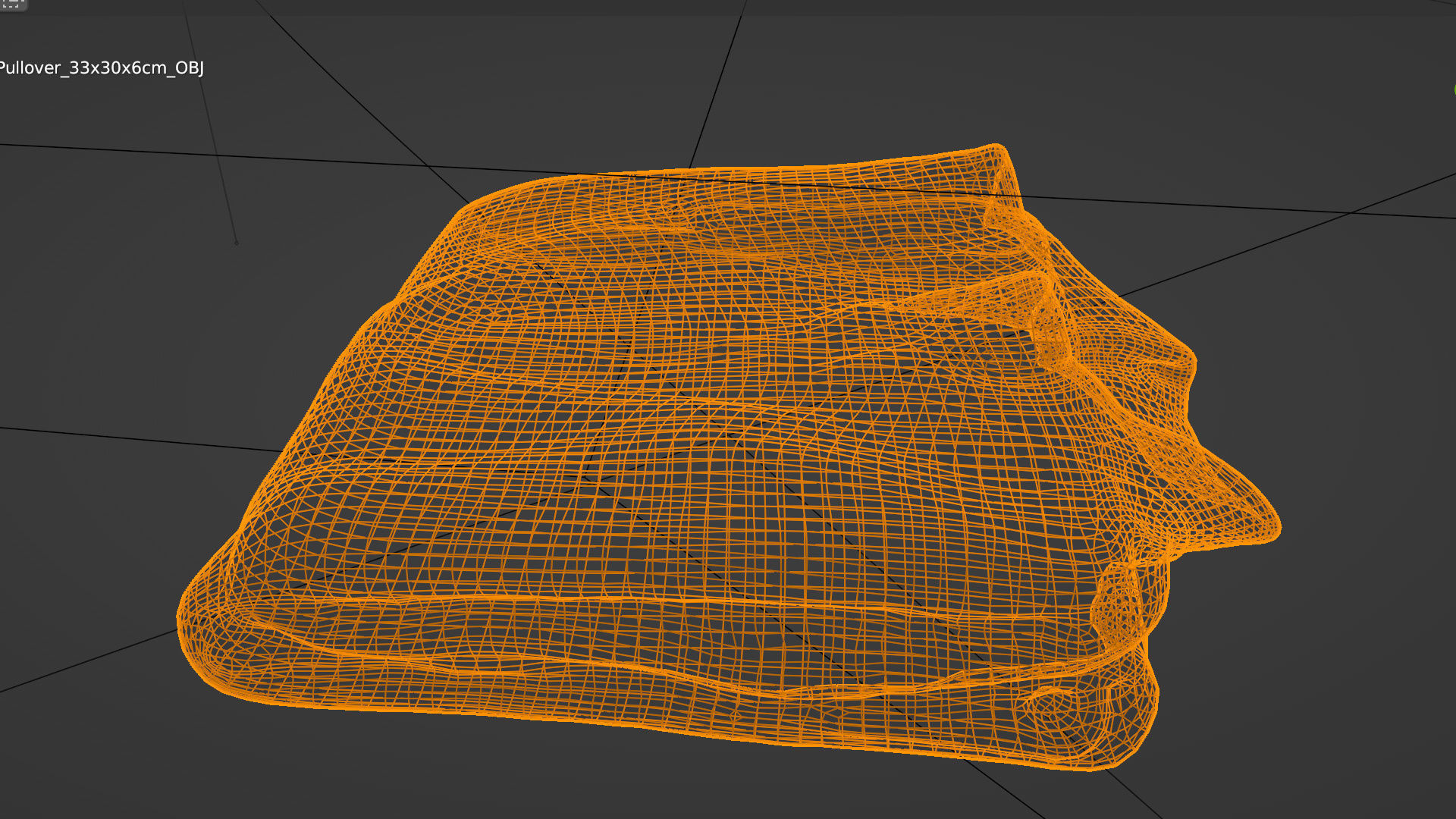 Mens clothing sweatshirt pullover sweater for wardrobe 3D model_6