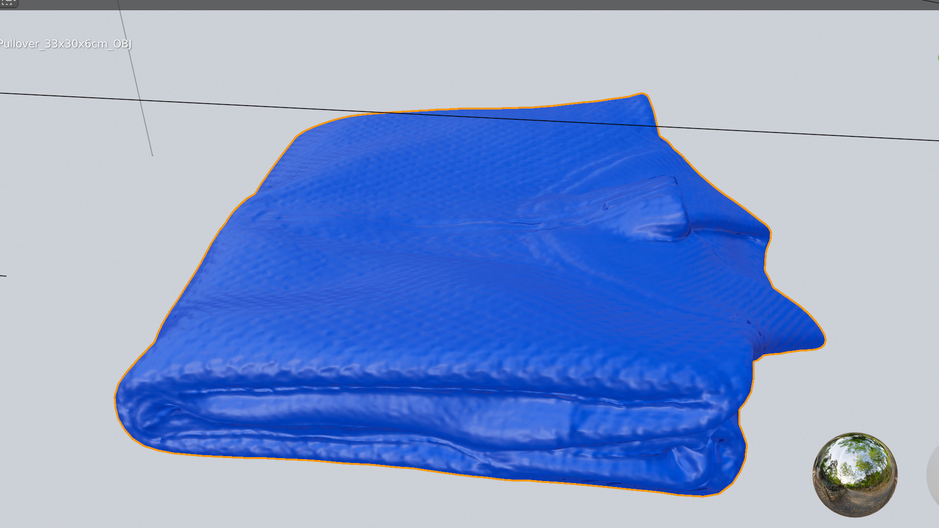 Mens clothing sweatshirt pullover sweater for wardrobe 3D model_7