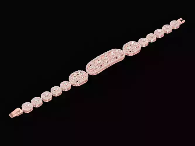 Luxury diamond hongkong women bracelets 3566