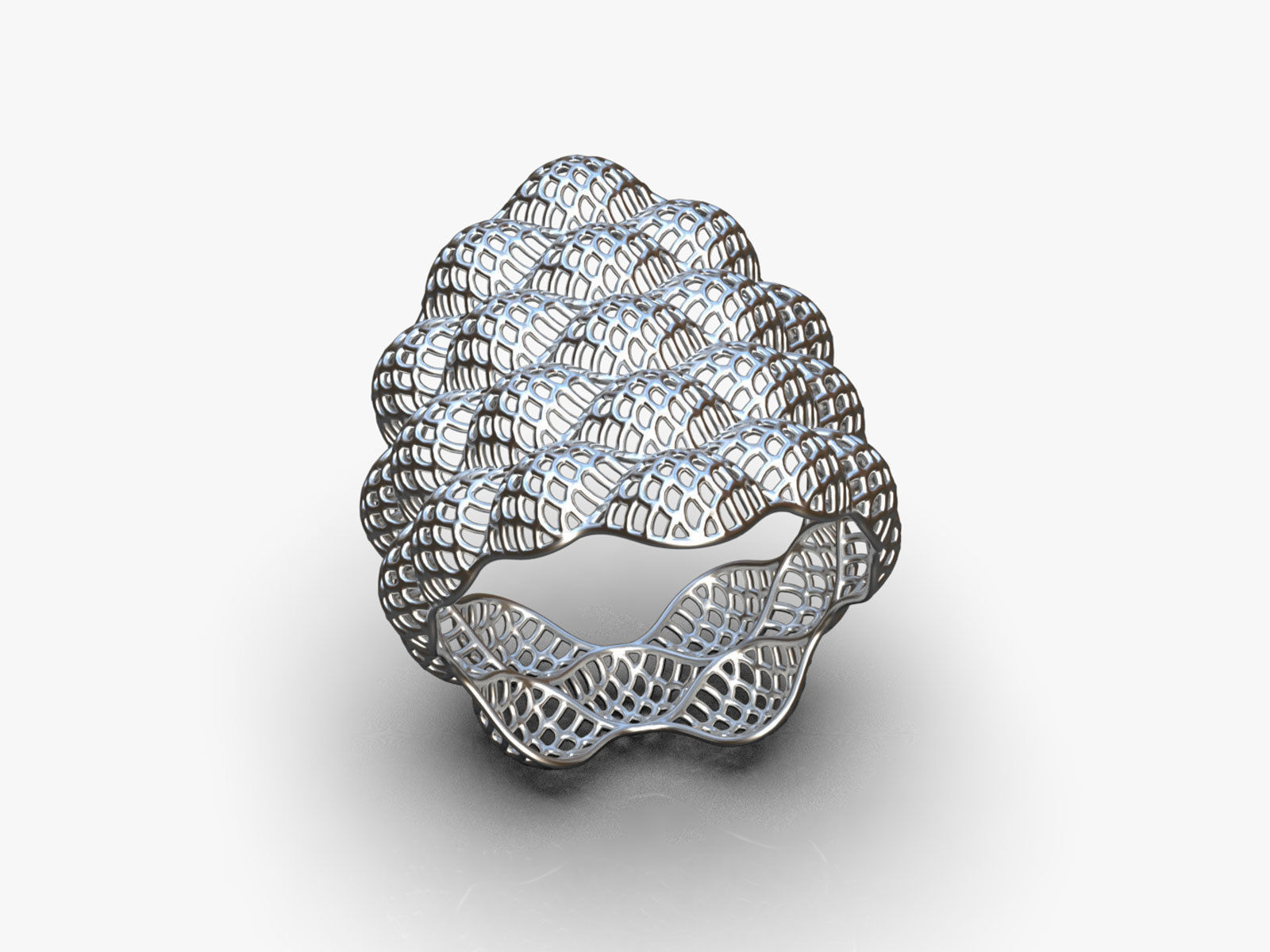 Stylized ring 3D print model_10