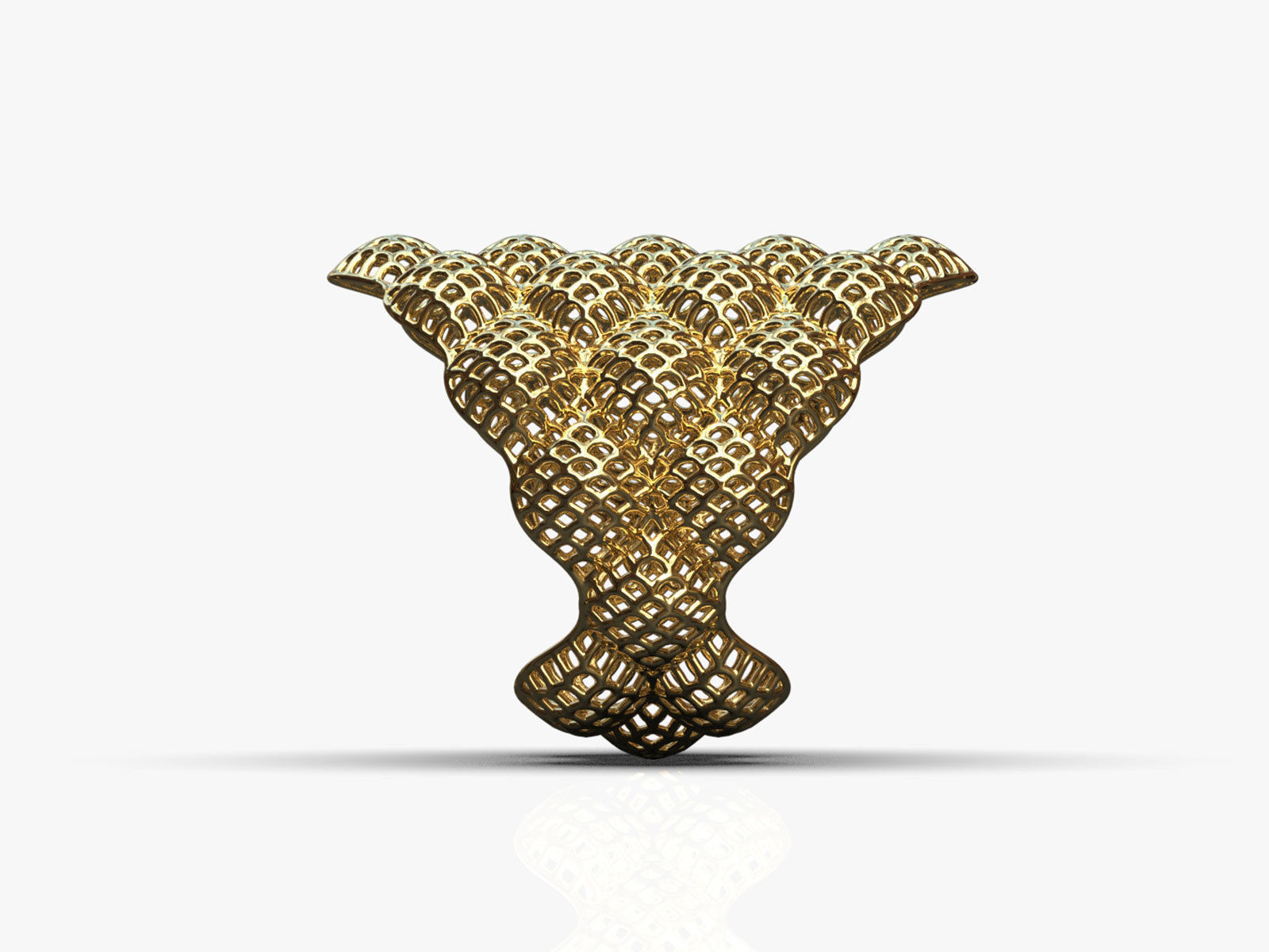 Stylized ring 3D print model_3