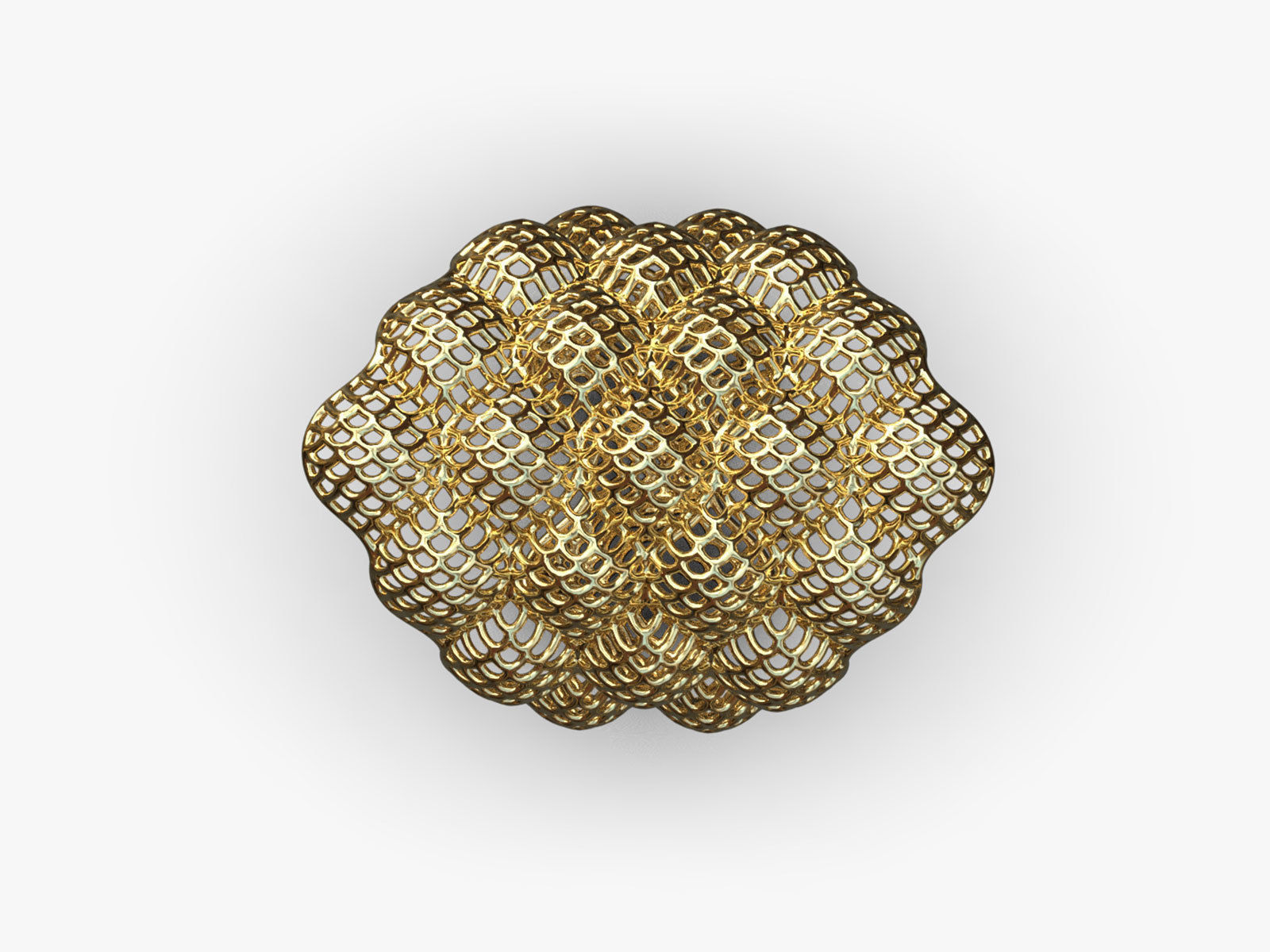 Stylized ring 3D print model_4