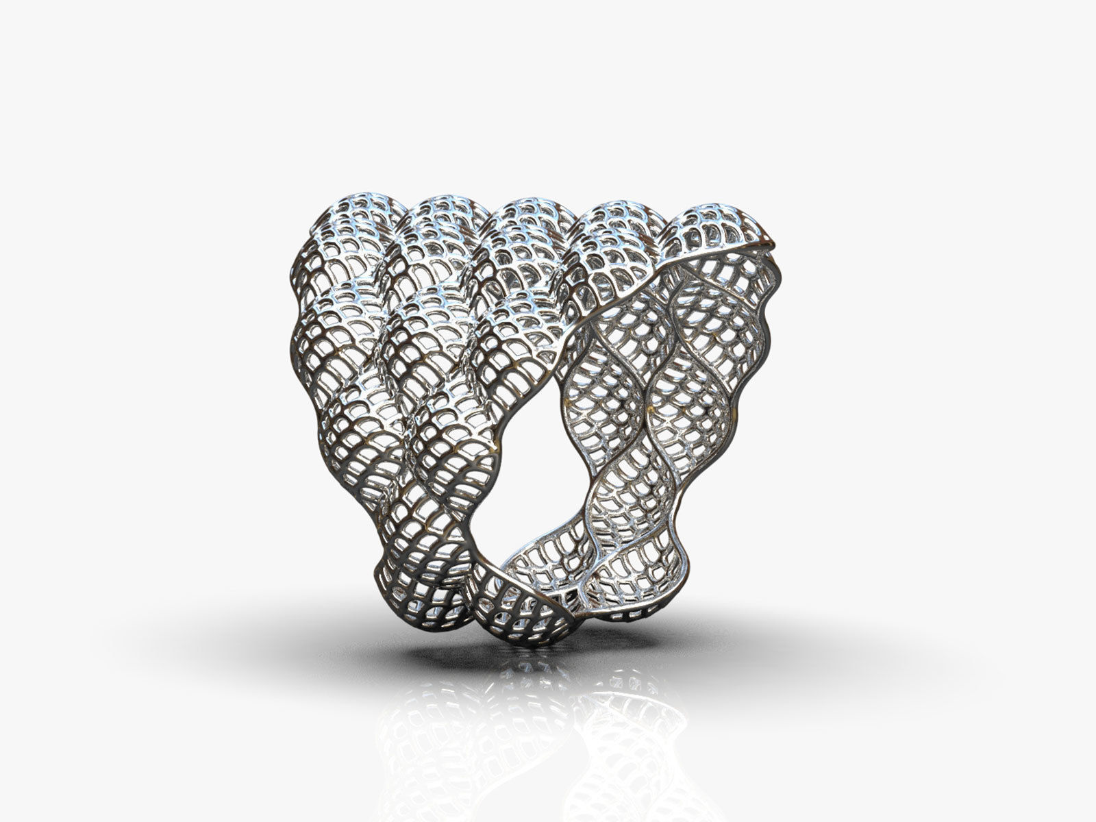 Stylized ring 3D print model_8