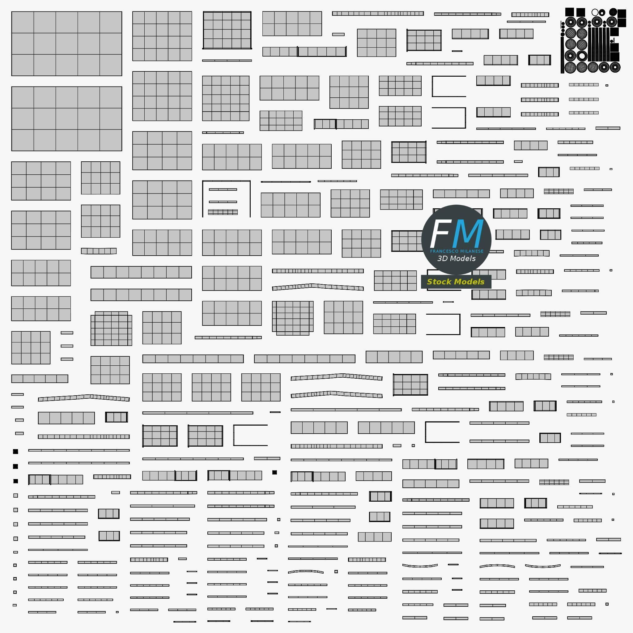 Teacher desk 3 3D model_11