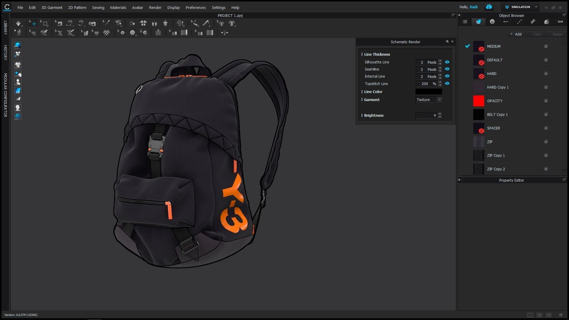 Backpacks backpack project jibo 3D model_5