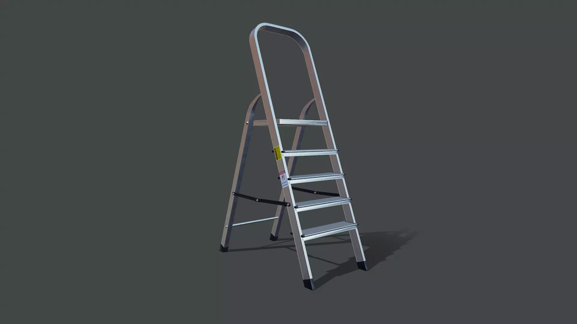 Step Ladder - Tutorial Included Low-poly 3D model