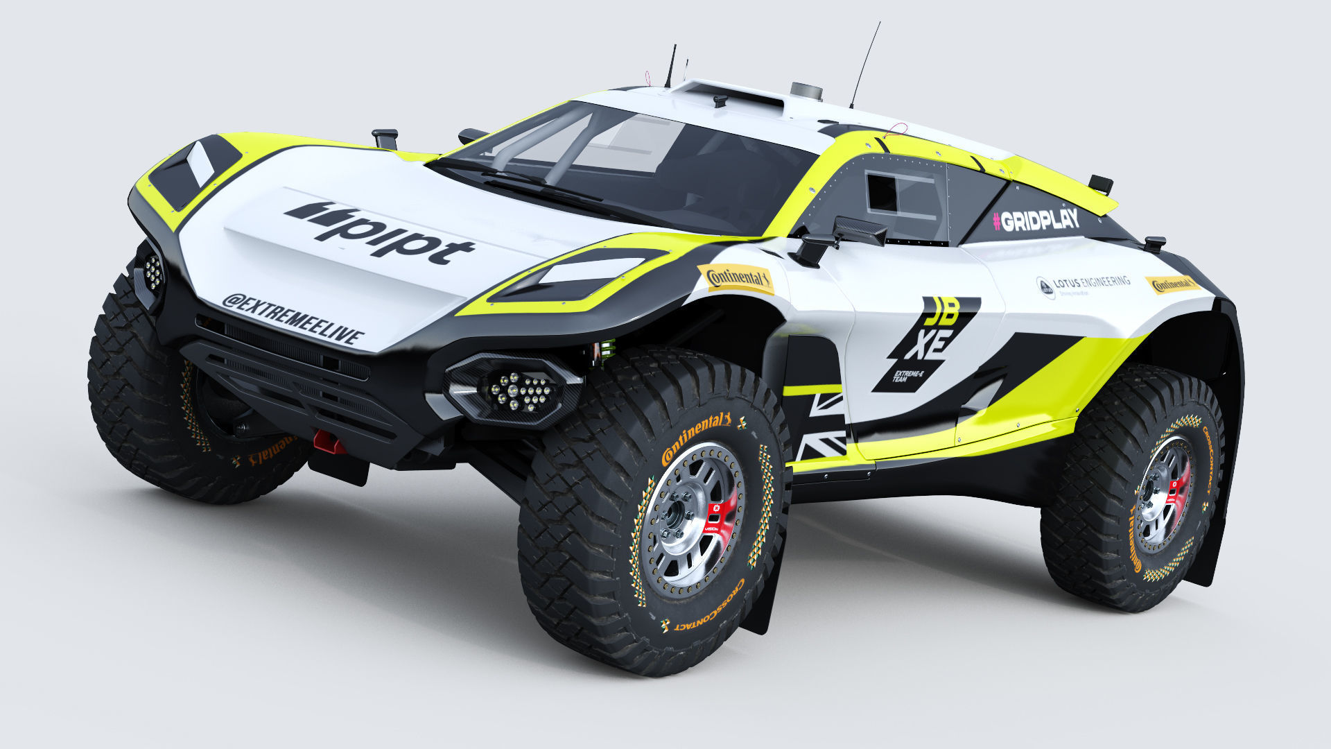 Extreme E E-SUV Jenson Button 2022 3D model_3