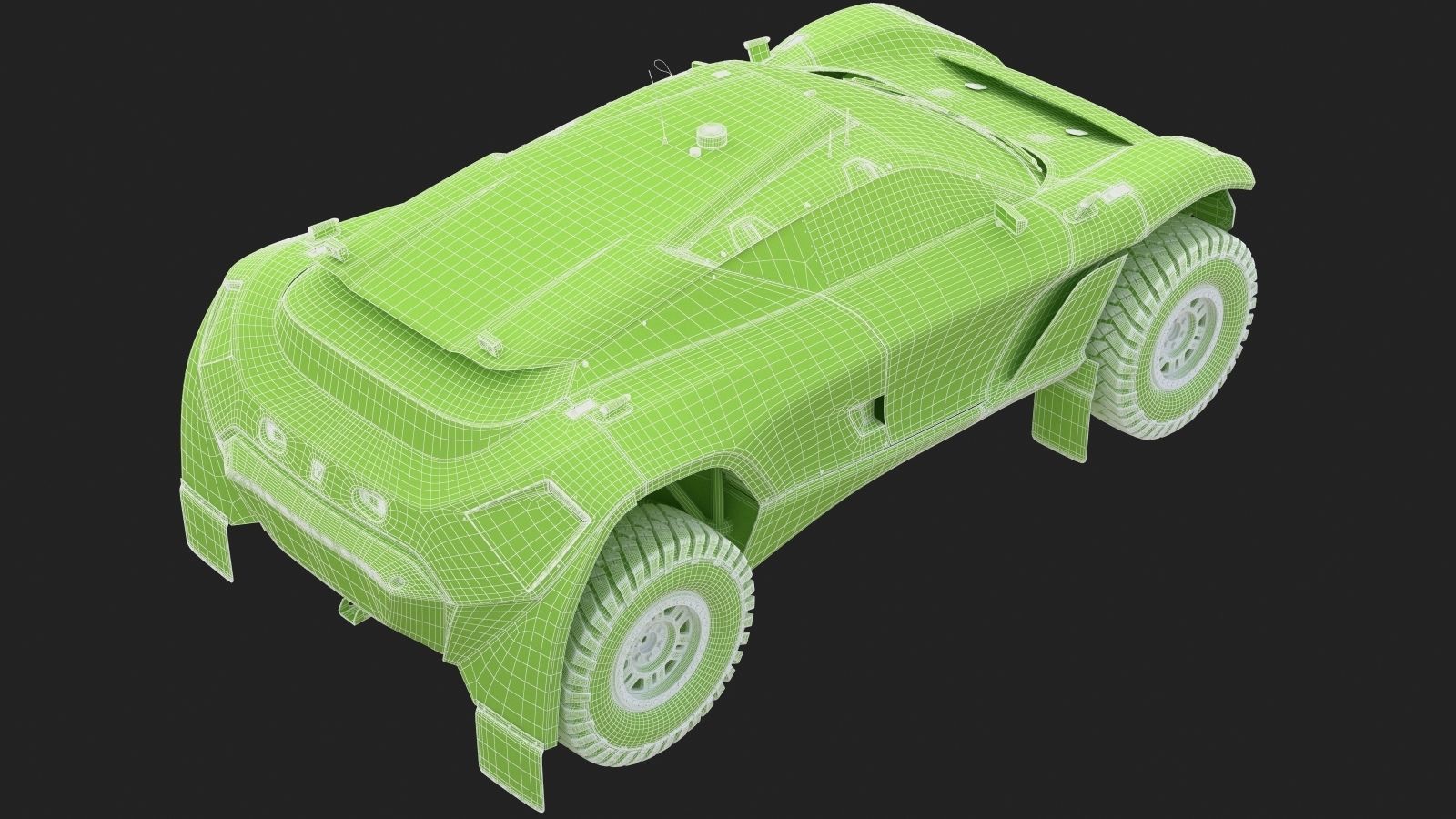 Extreme E E-SUV Jenson Button 2022 3D model_17