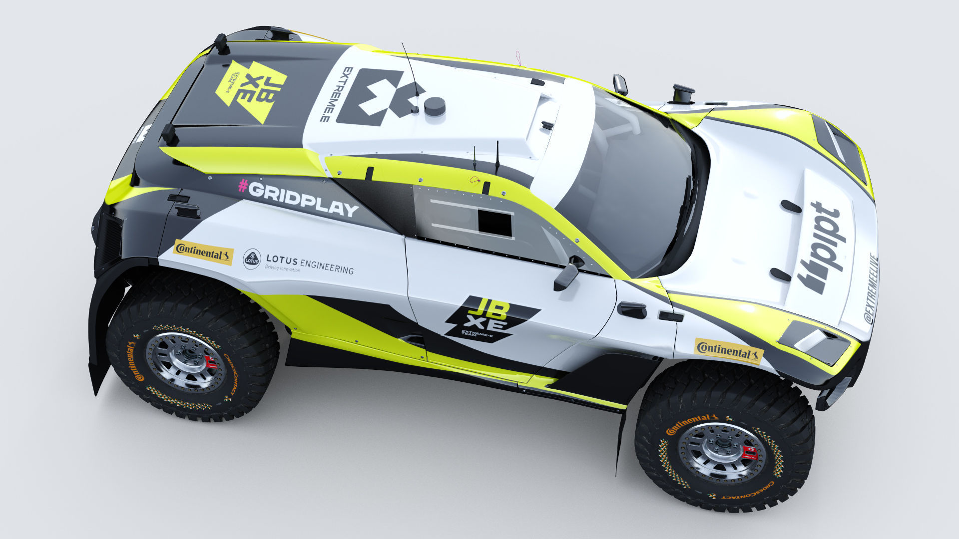 Extreme E E-SUV Jenson Button 2022 3D model_10