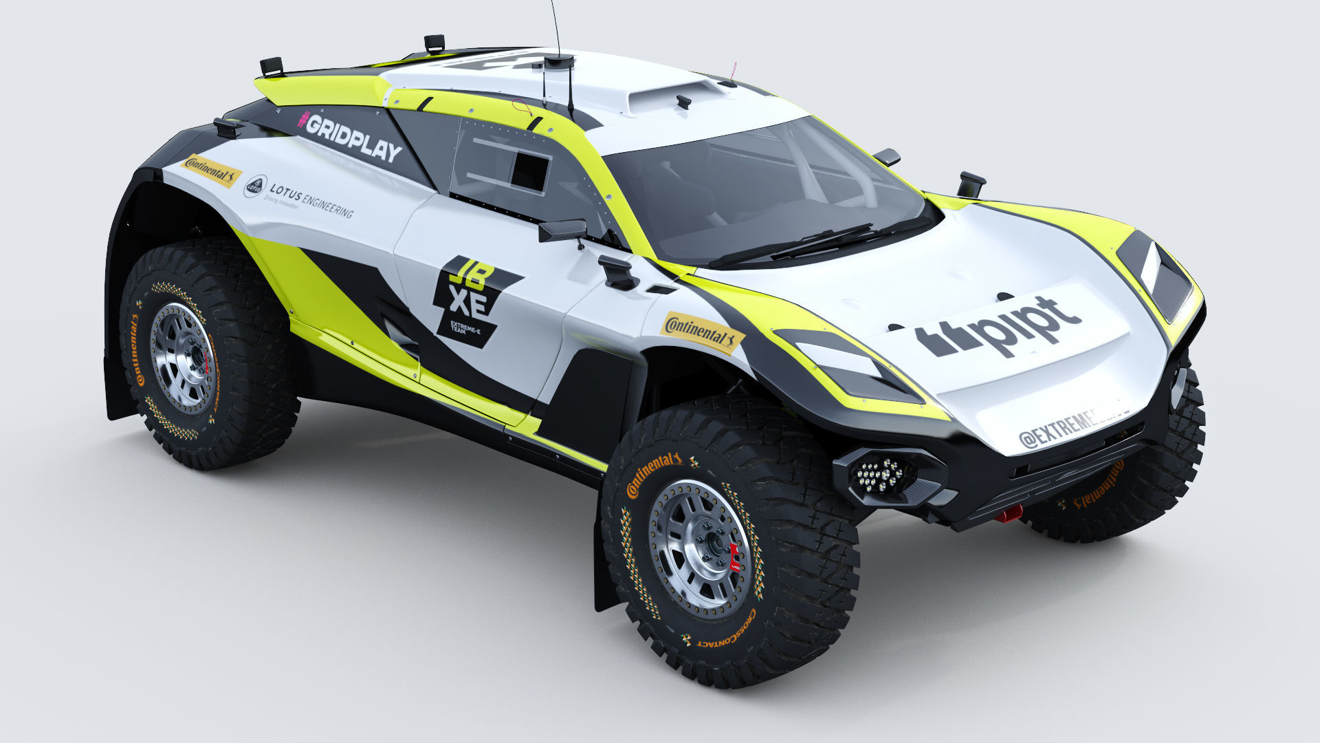 Extreme E E-SUV Jenson Button 2022 3D model_8