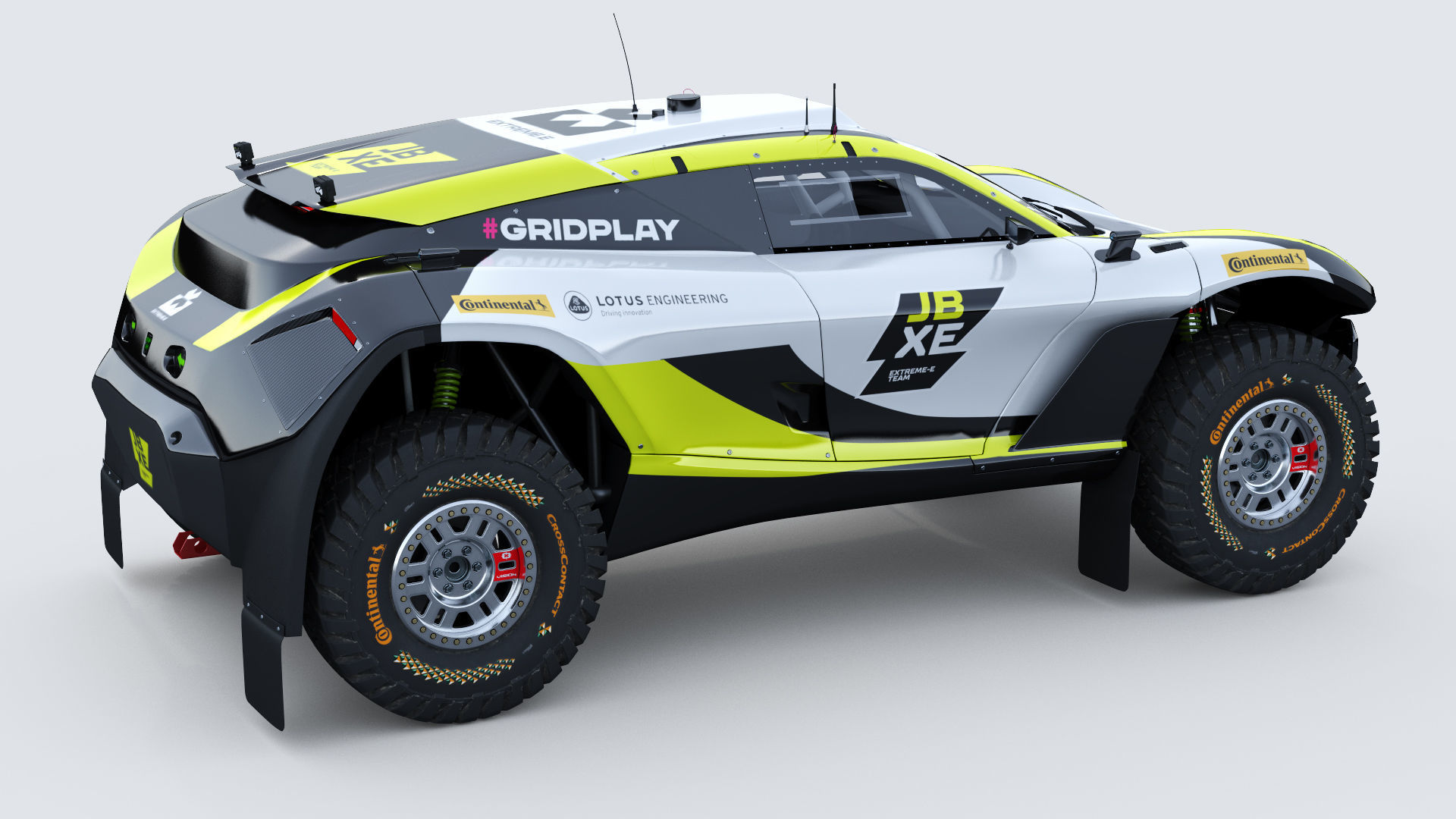 Extreme E E-SUV Jenson Button 2022 3D model_7