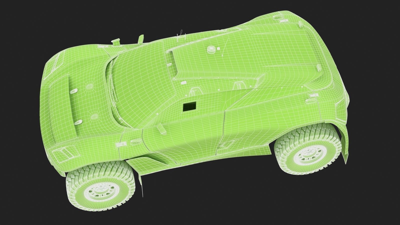 Extreme E E-SUV Jenson Button 2022 3D model_16