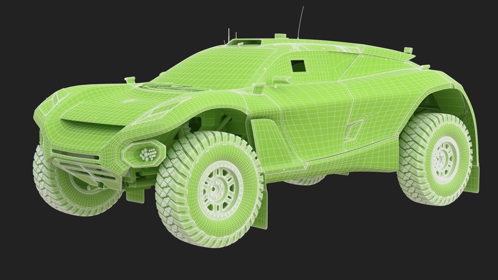 Extreme E E-SUV Jenson Button 2022 3D model_14