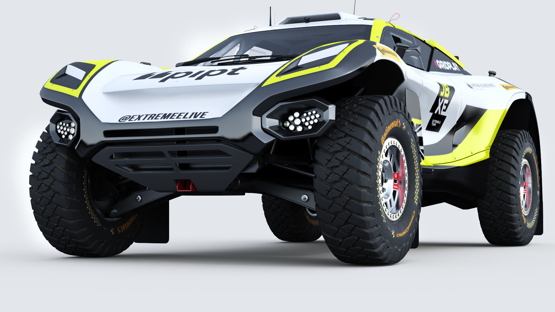 Extreme E E-SUV Jenson Button 2022 3D model_12