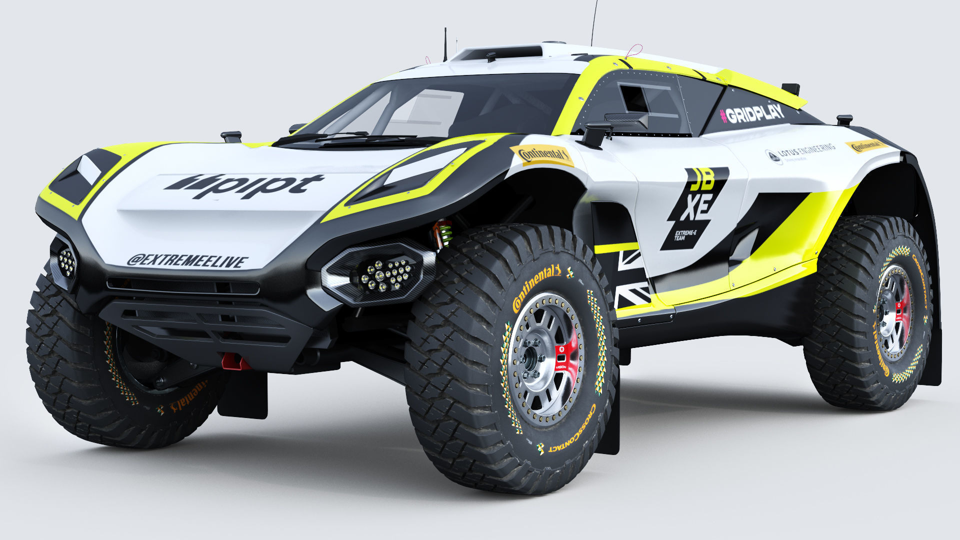 Extreme E E-SUV Jenson Button 2022 3D model_1