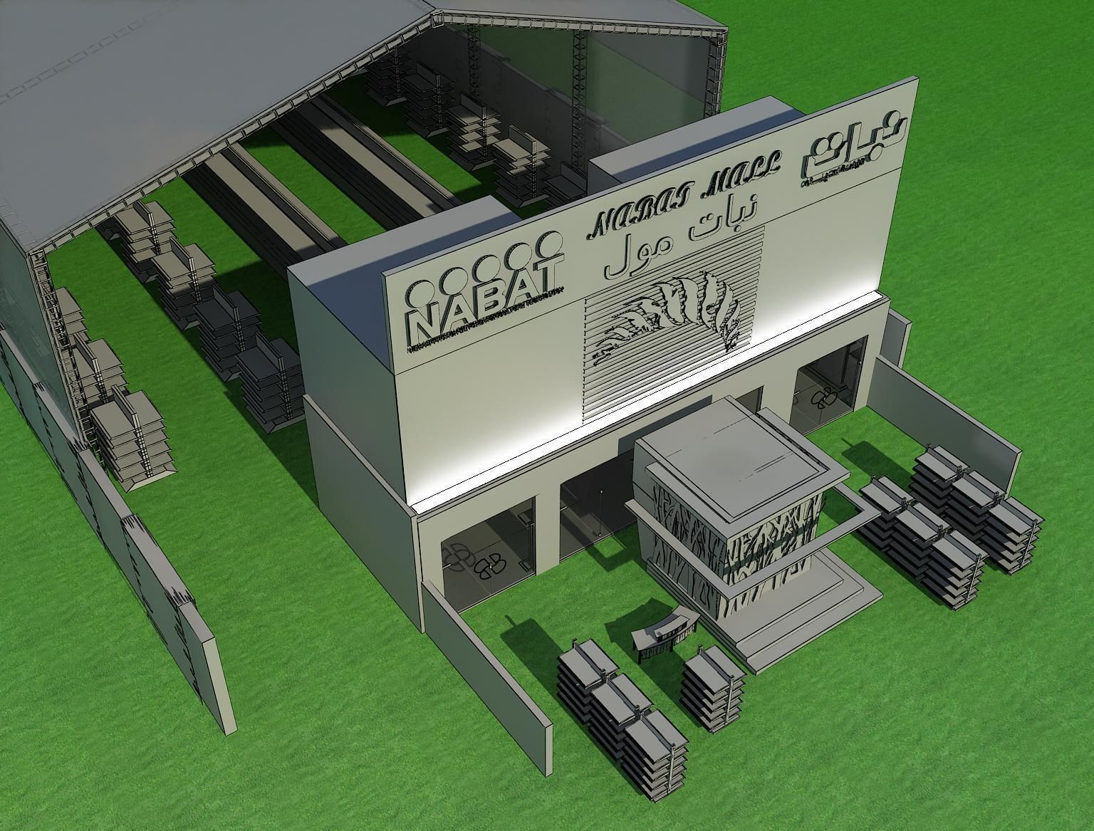  Building Store a52 3D model_5