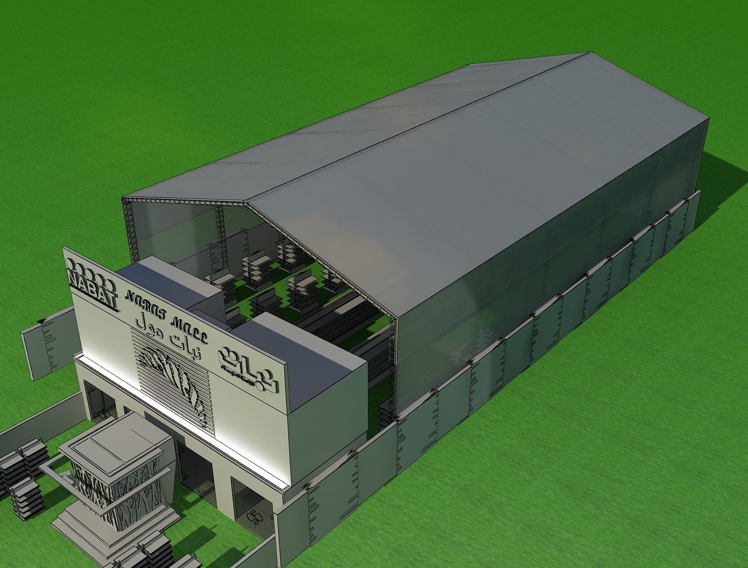  Building Store a52 3D model_9