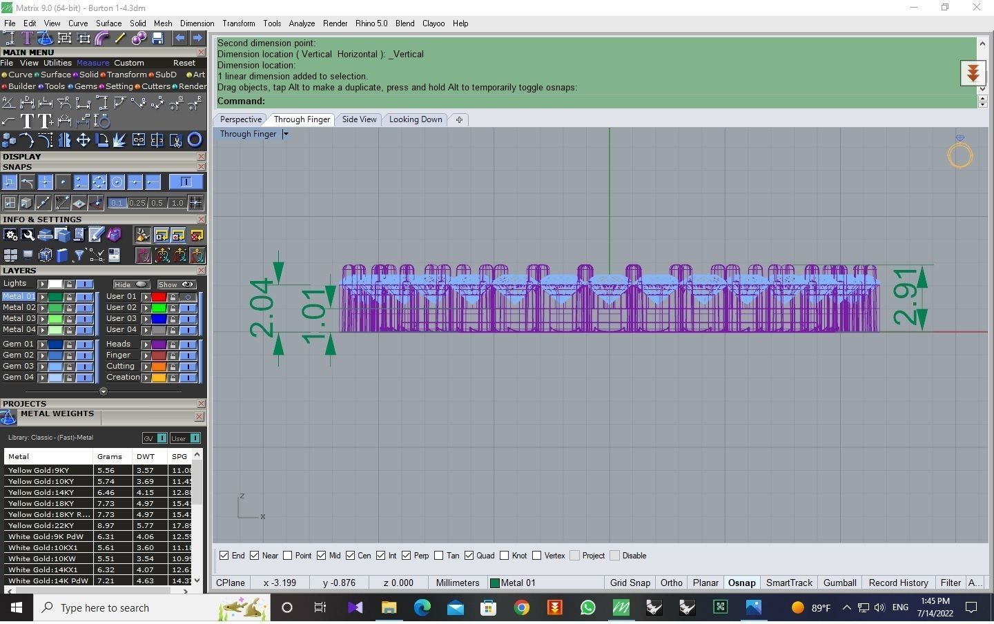 12 GREEK PENDANTS WITH GEMSTONES 3D model_18