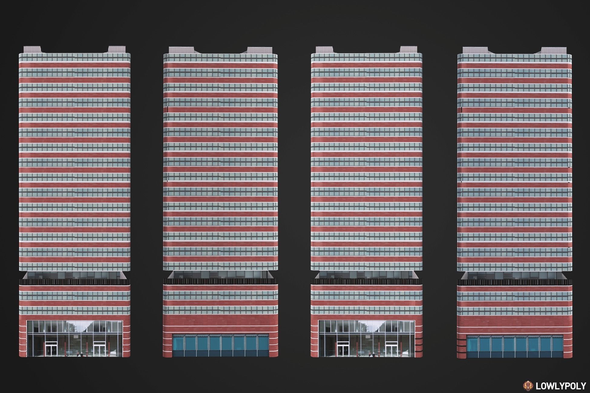 City Constructor Low-poly 3D model_5