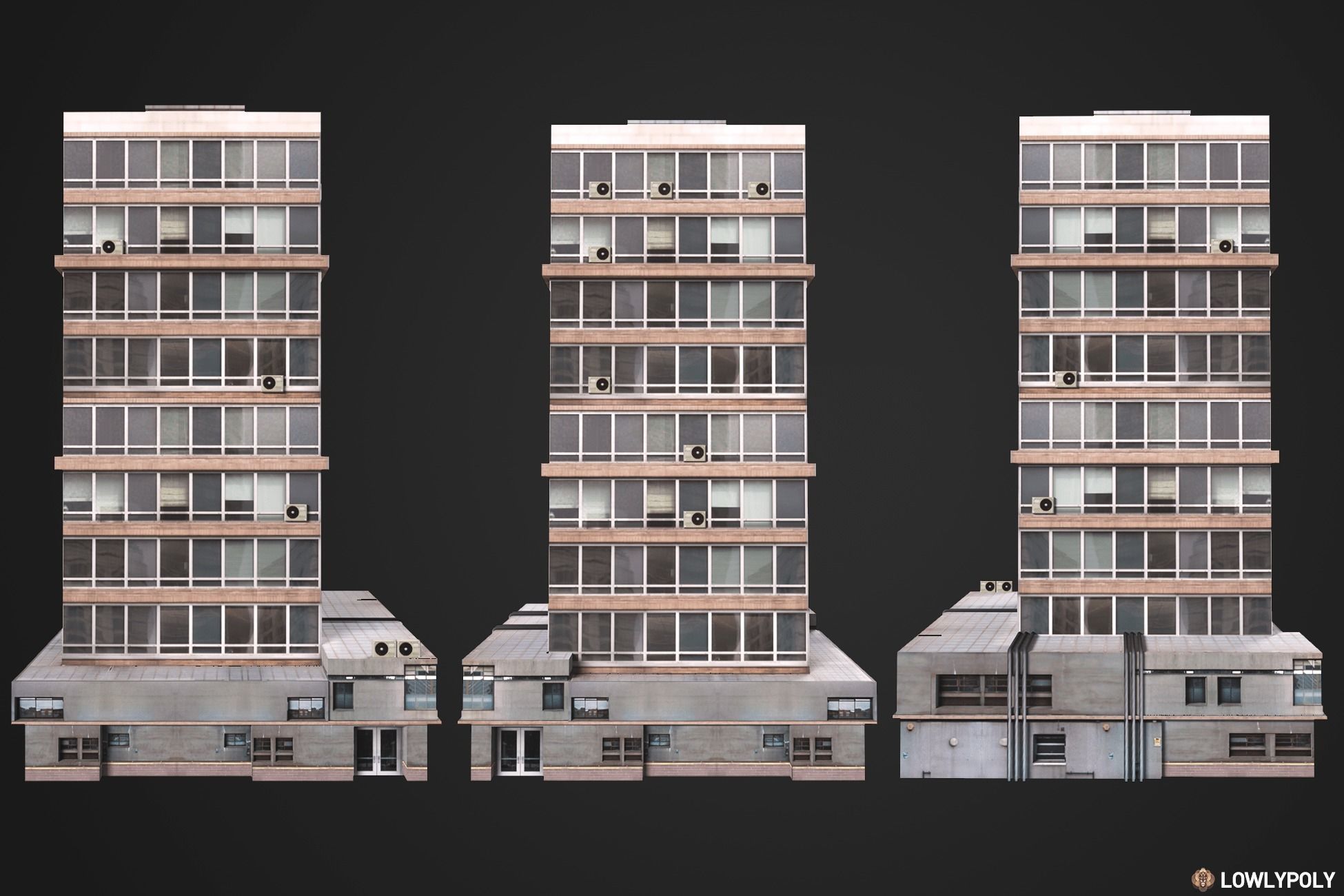 City Constructor Low-poly 3D model_6