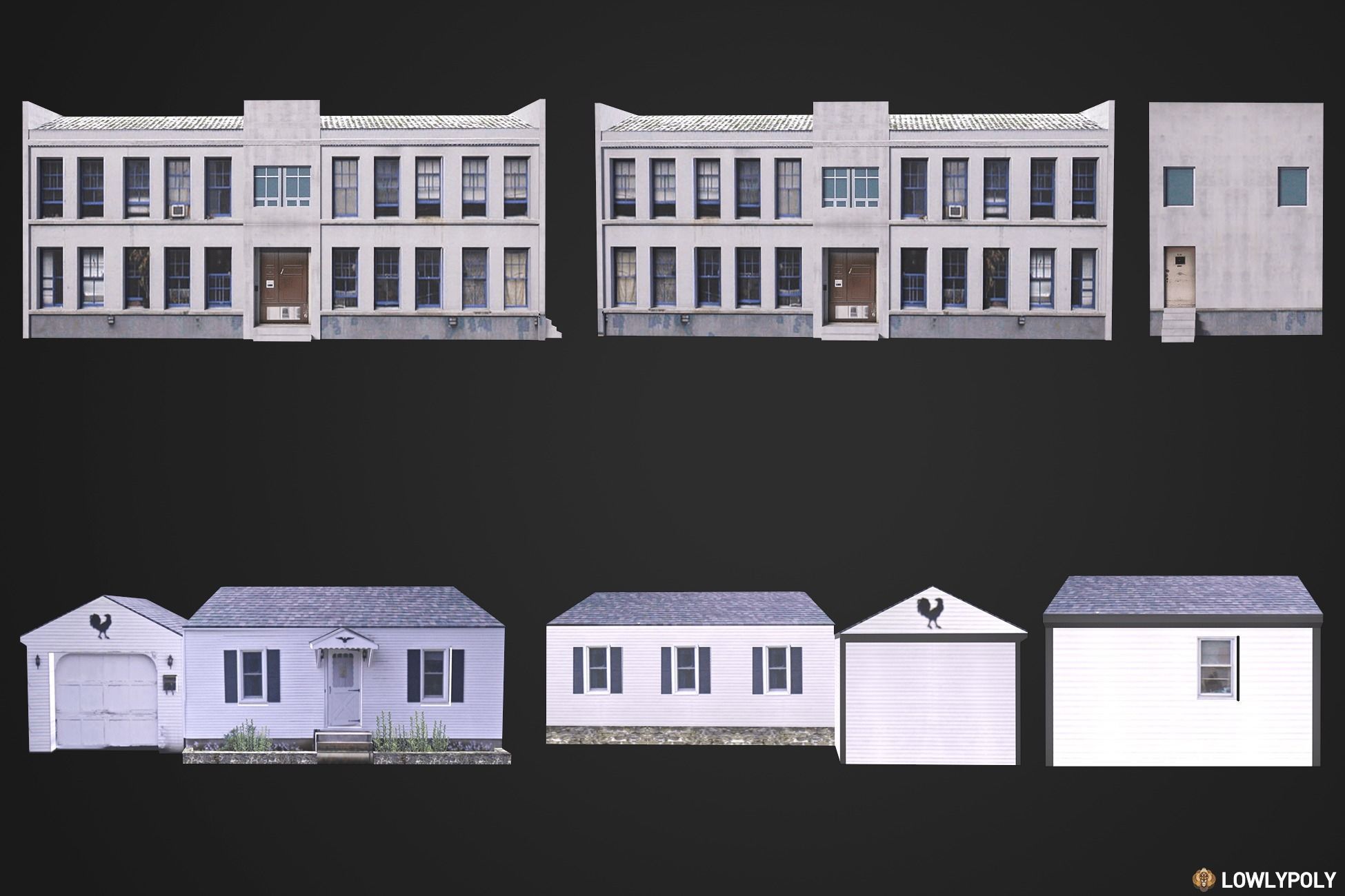City Constructor Low-poly 3D model_15