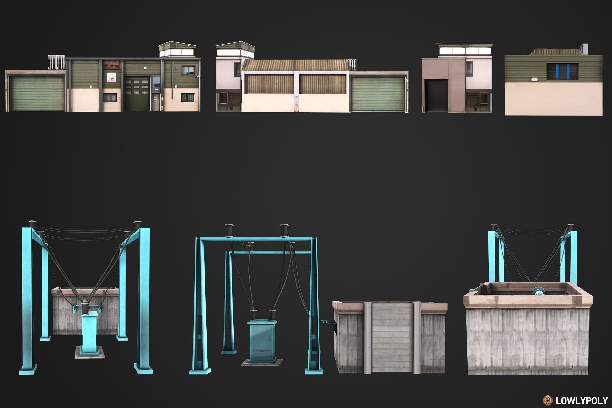 City Constructor Low-poly 3D model_20