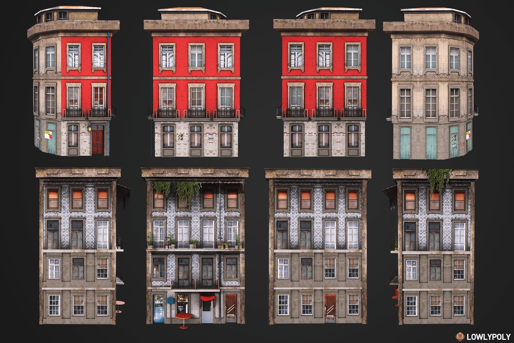 City Constructor Low-poly 3D model_8
