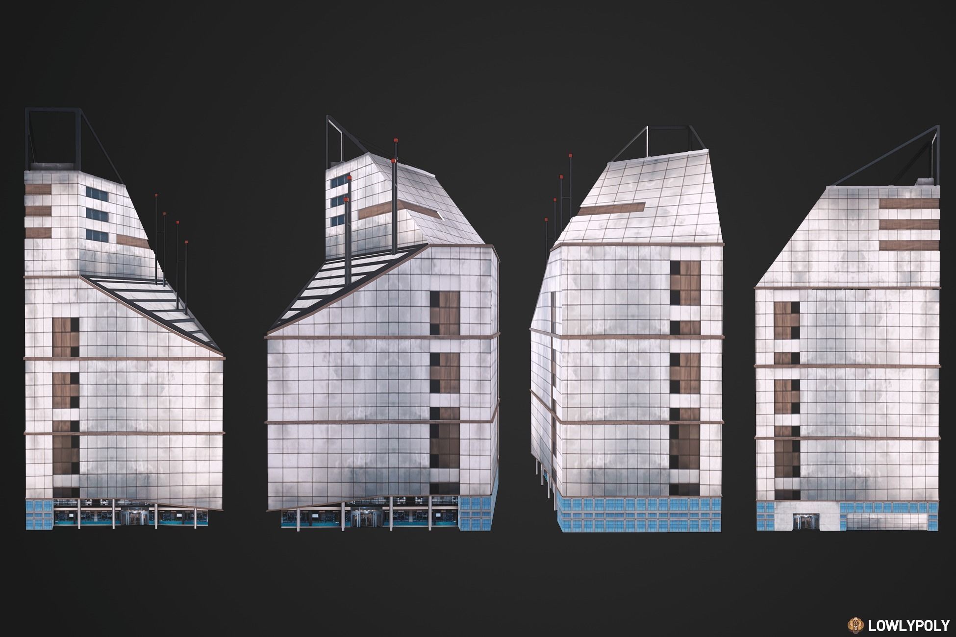 City Constructor Low-poly 3D model_4