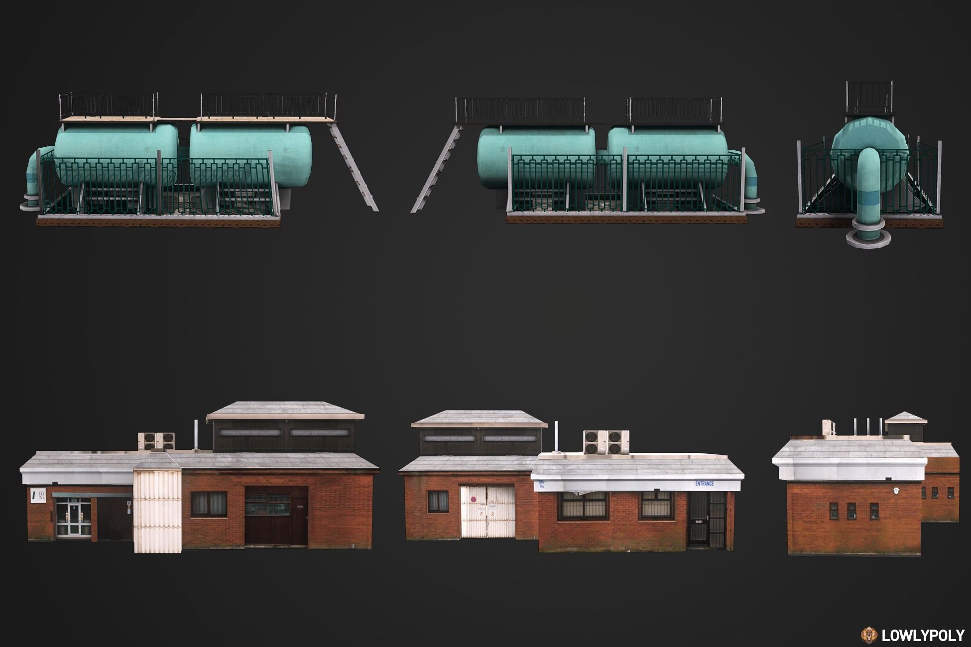 City Constructor Low-poly 3D model_19