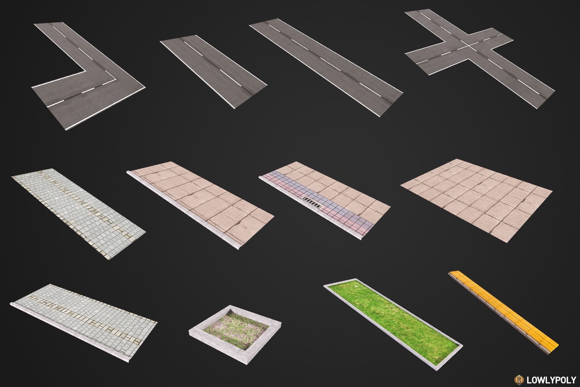 City Constructor Low-poly 3D model_14