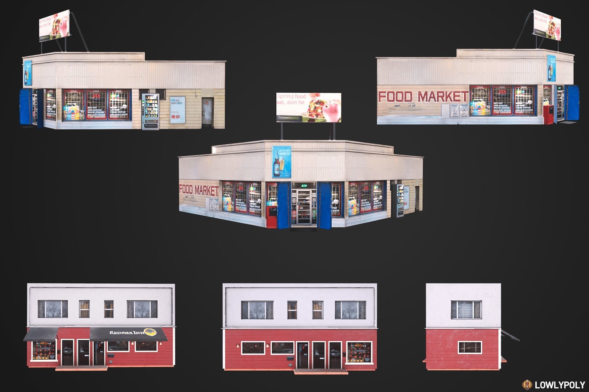 City Constructor Low-poly 3D model_18