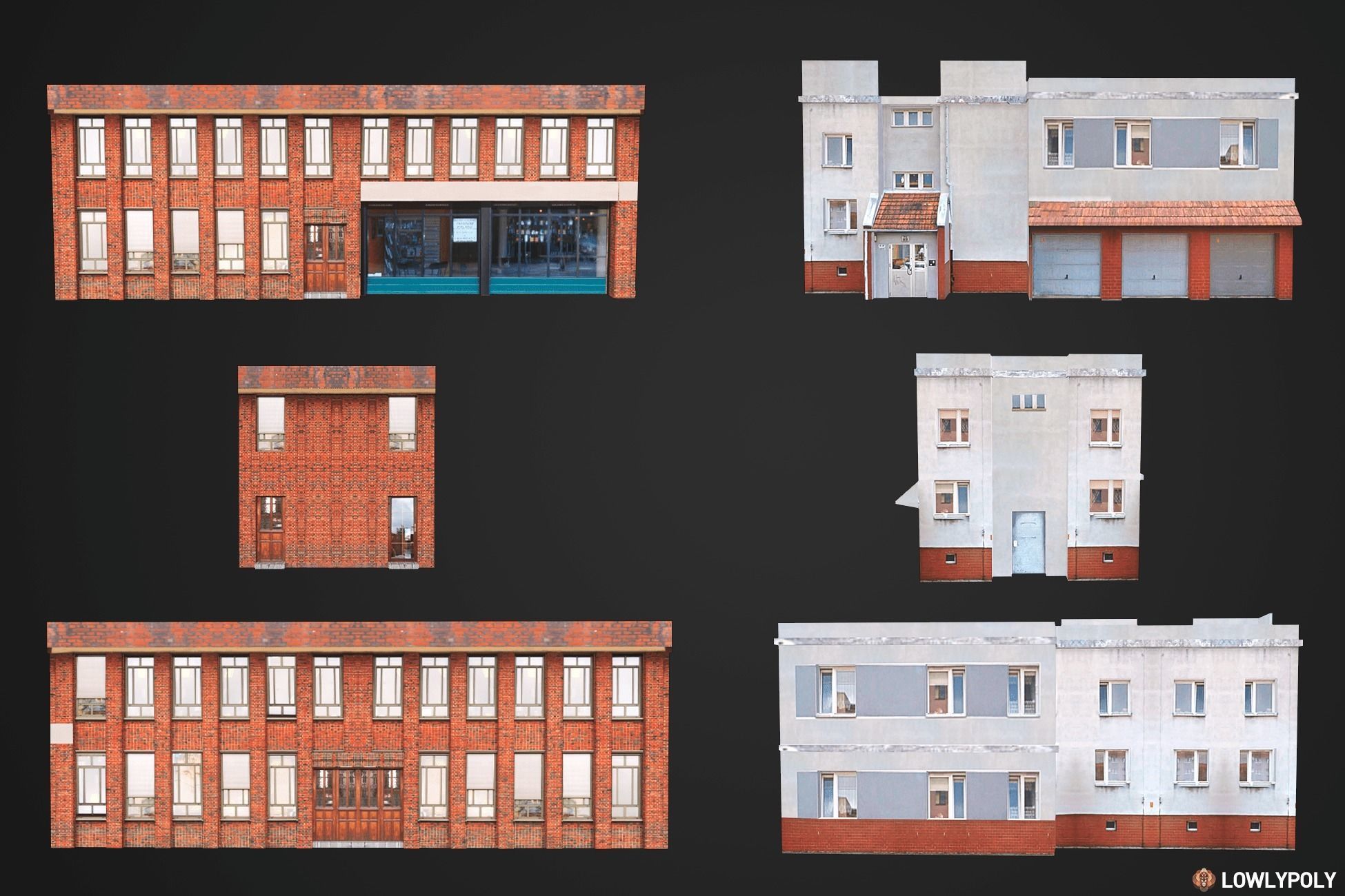City Constructor Low-poly 3D model_1