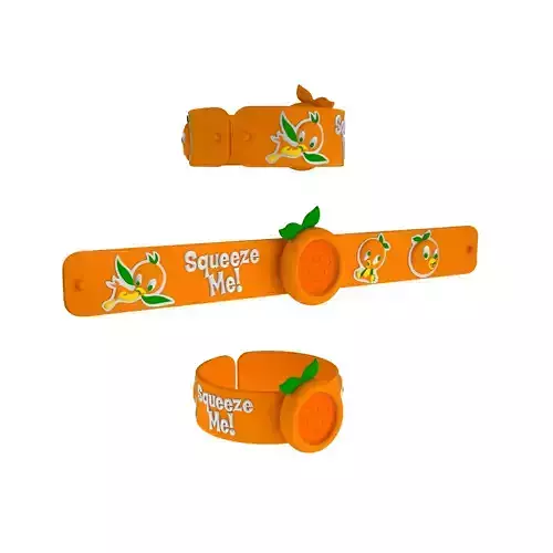 Orange Bird MagicBand Slap Bracelet