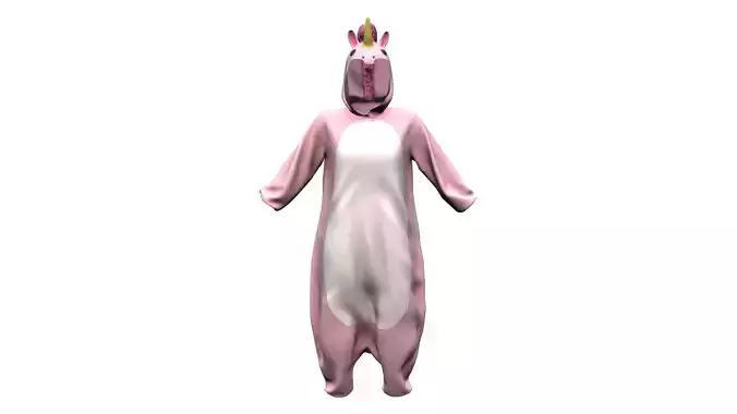 Pink Unicorn Onesie