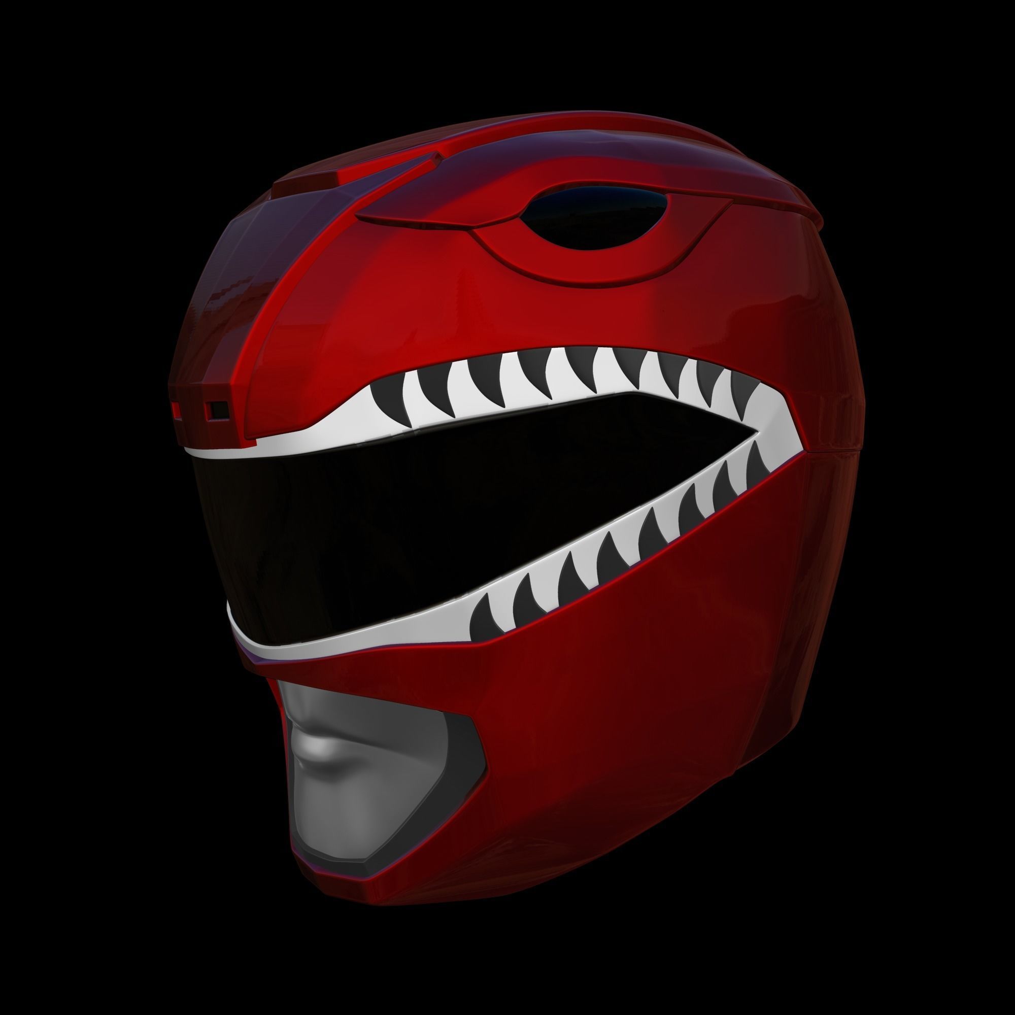 TyrannoRanger Helmet 3D model_3
