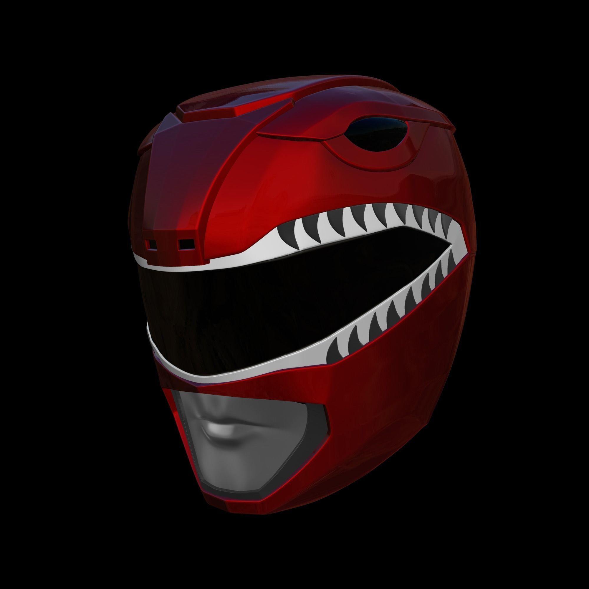 TyrannoRanger Helmet 3D model_1
