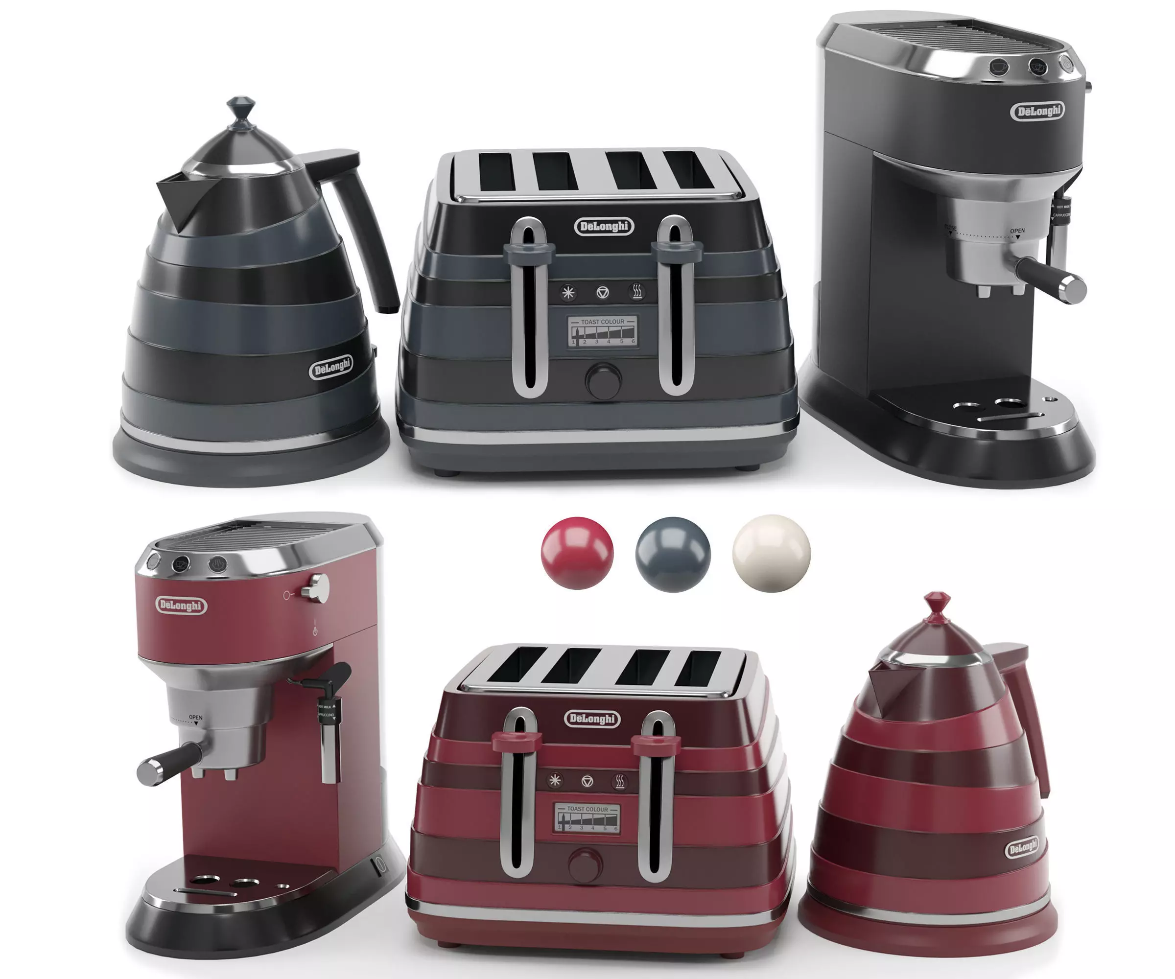DELONGHI kitchen appliances 02 3D model