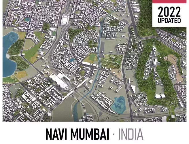 Navi Mumbai - 3D City Model
