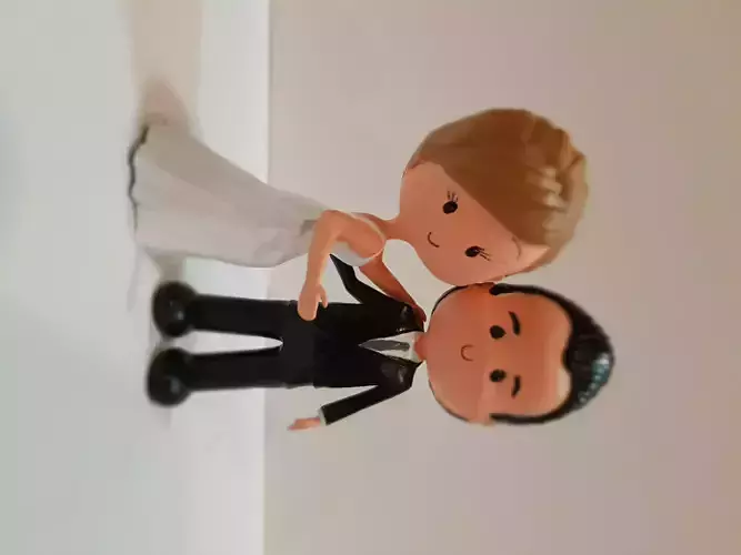 Topcake for wedding - Gift for you couple -  Love forever