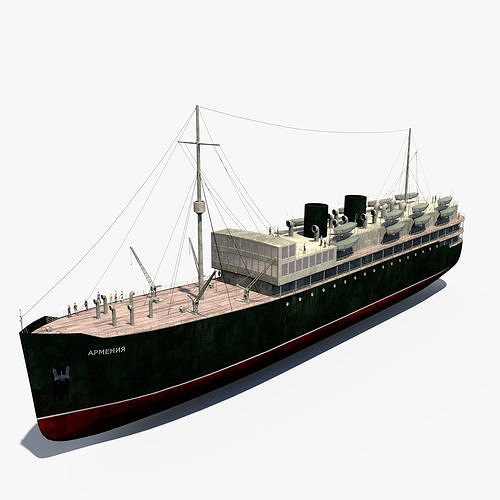 ship Armenia Low-poly 3D model