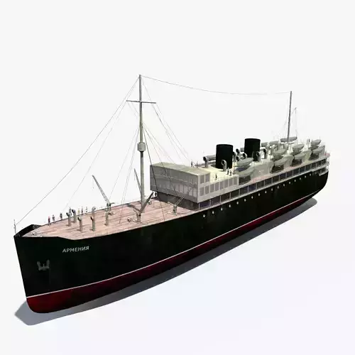 ship Armenia Low-poly 3D model
