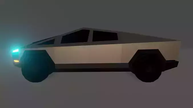 Tesla Cybertruck Low poly version