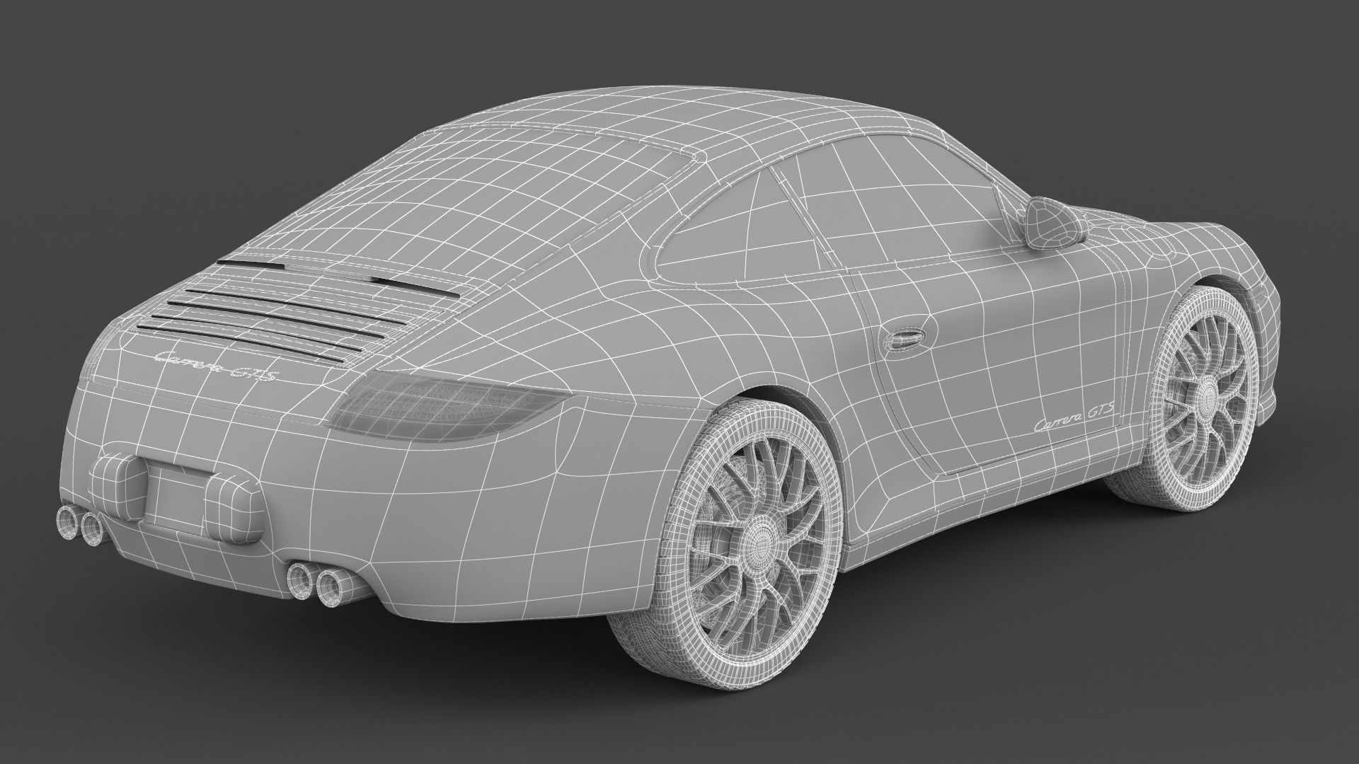Porsche 3D model_10