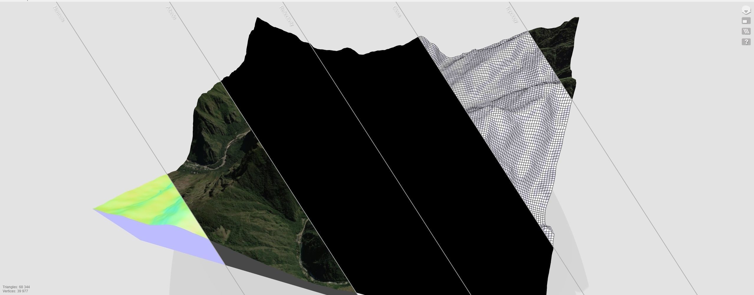 Mountain landscape Machu Picchu Peru 3D model_9