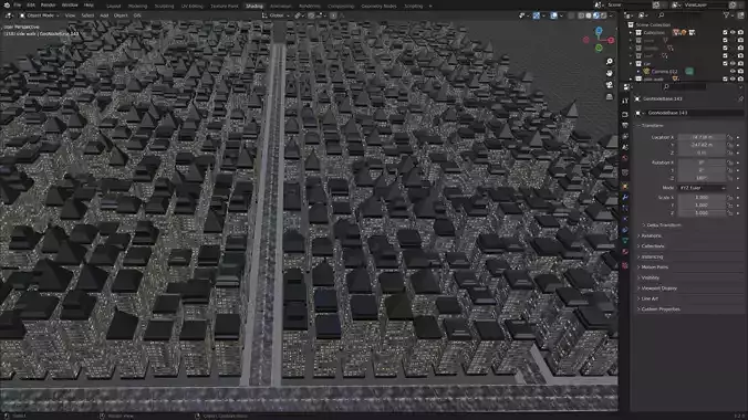 city with tall buildings