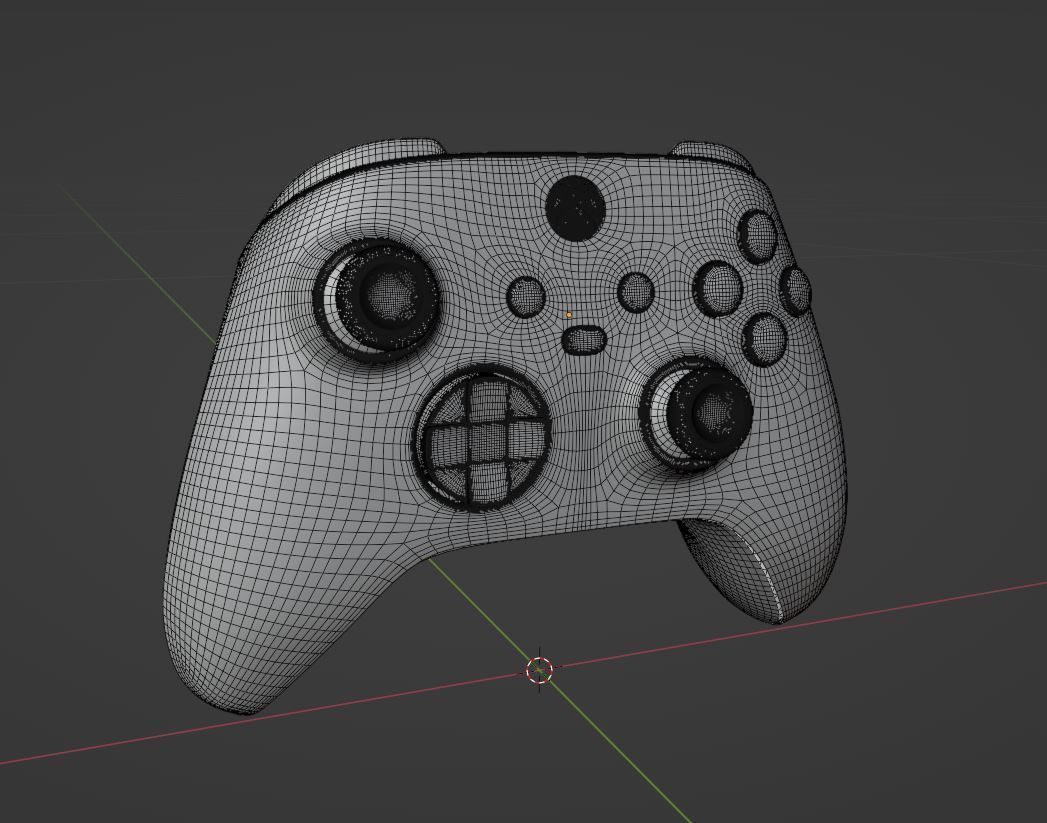 Xbox Series X Gamepad 3D model_7